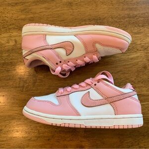 Girls Nike Dunk Low “Pink Foam” Sneakers | Size 12.5C